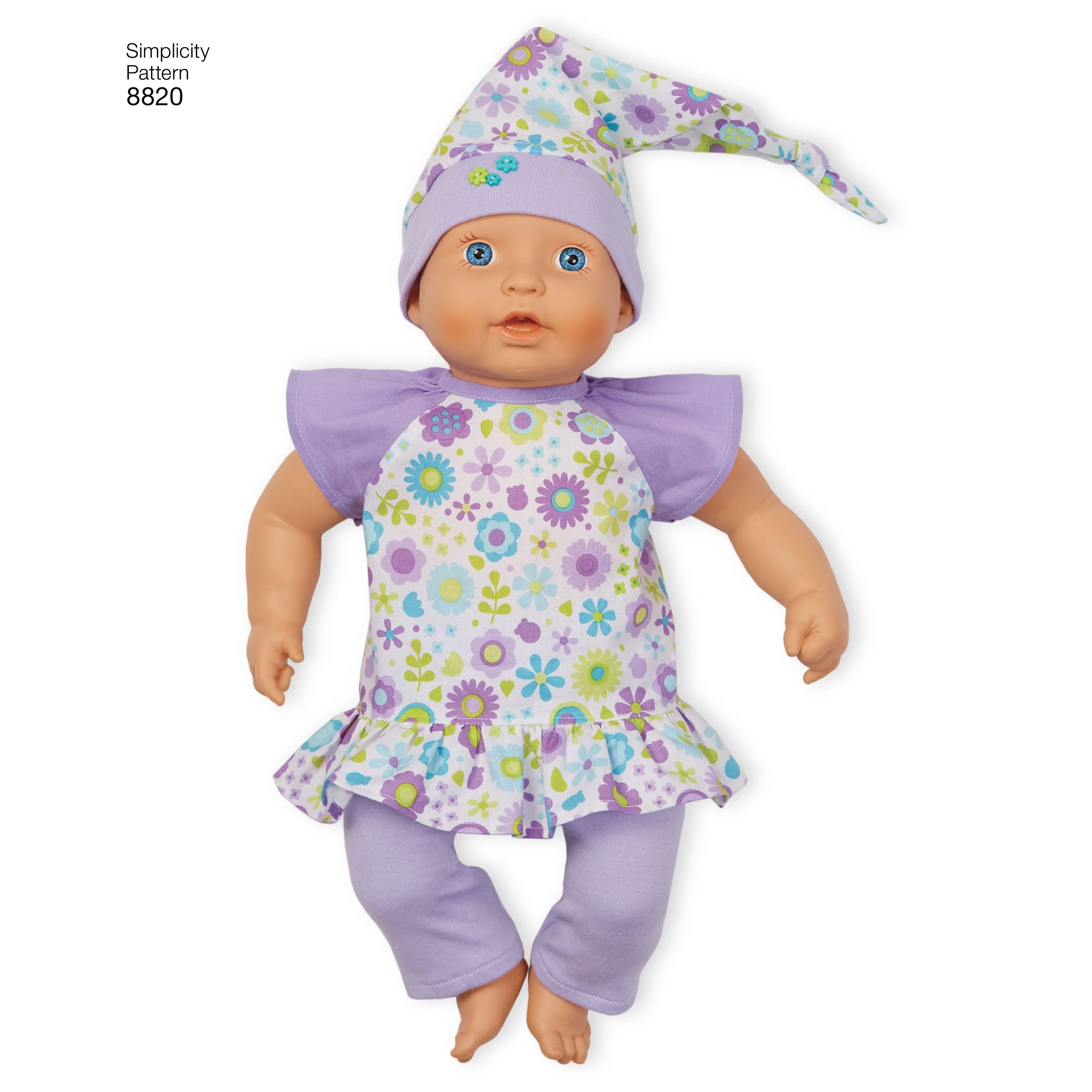 Simplicity Pattern 8820 doll clothes and accessories