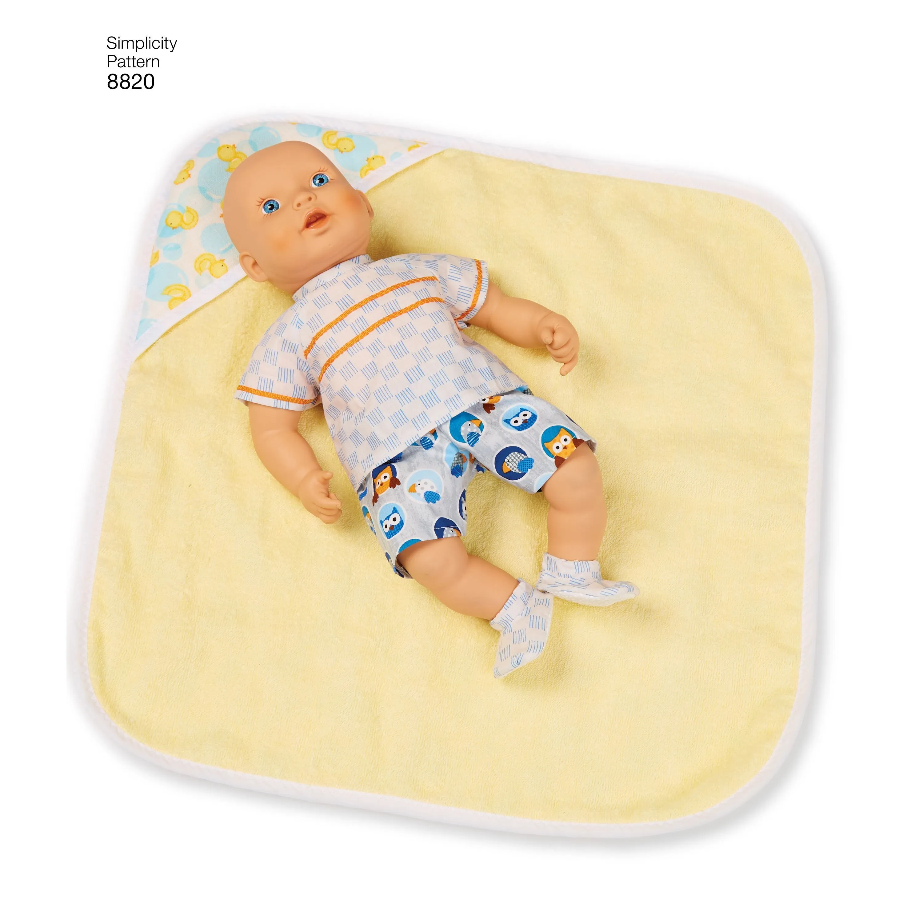 Simplicity Pattern 8820 doll clothes and accessories