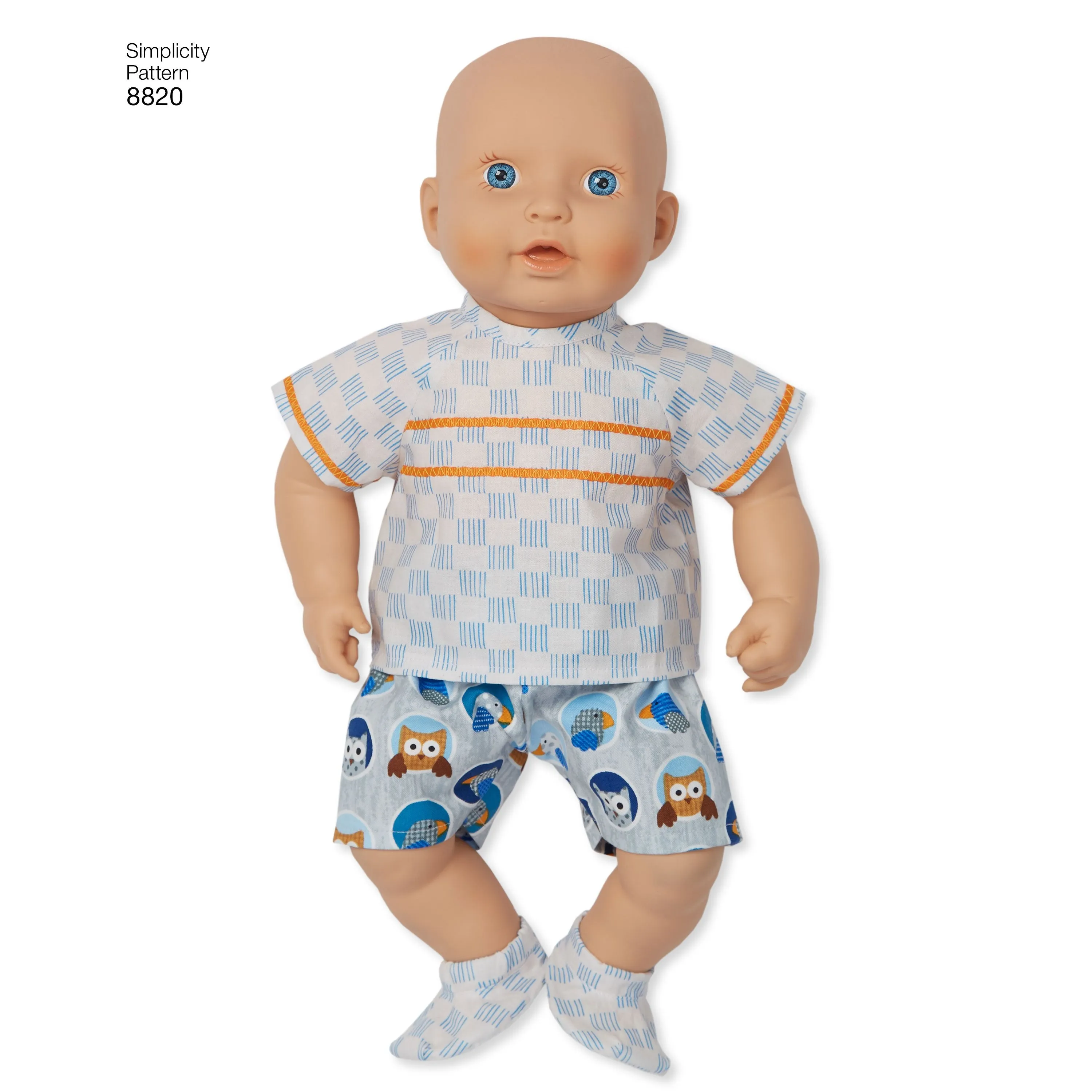 Simplicity Pattern 8820 doll clothes and accessories