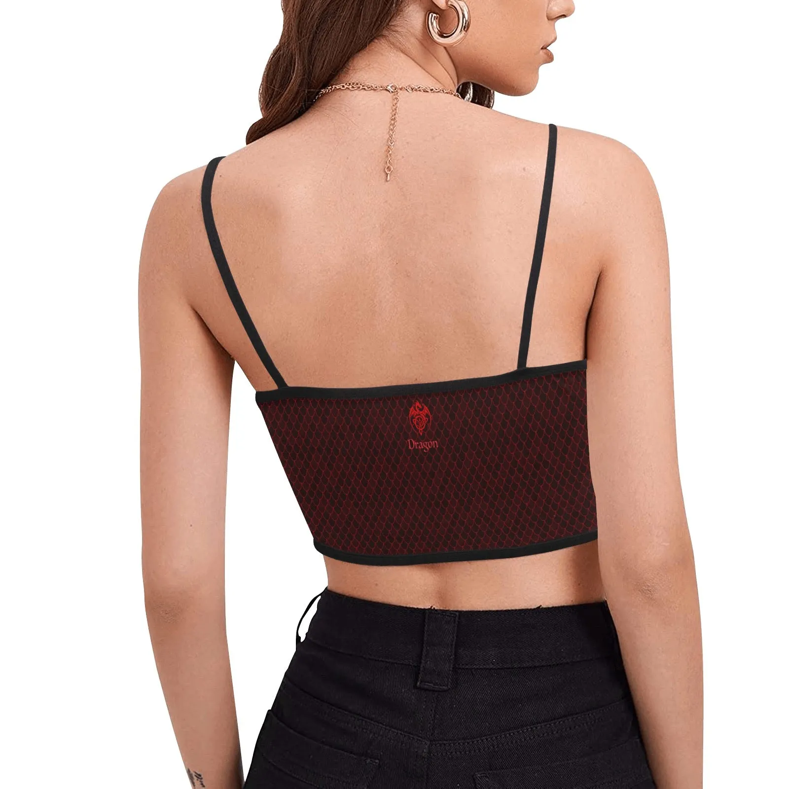 Spellcaster by Patti Negri Padded Cami Workout Top - "Secret Spell Dragon"
