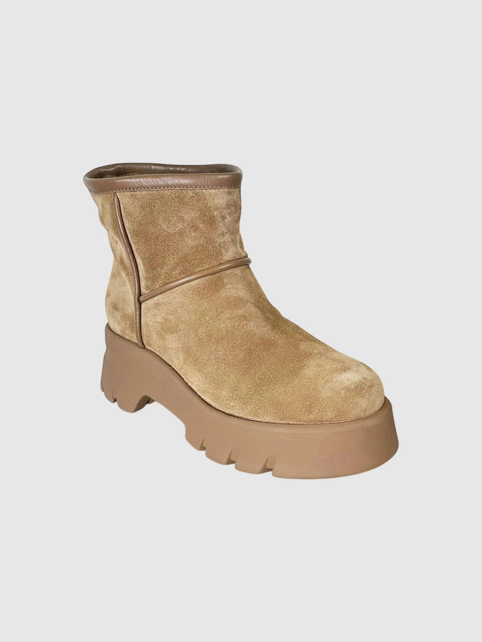 Stormy Shearling-Lined Ankle Boots - Size 39