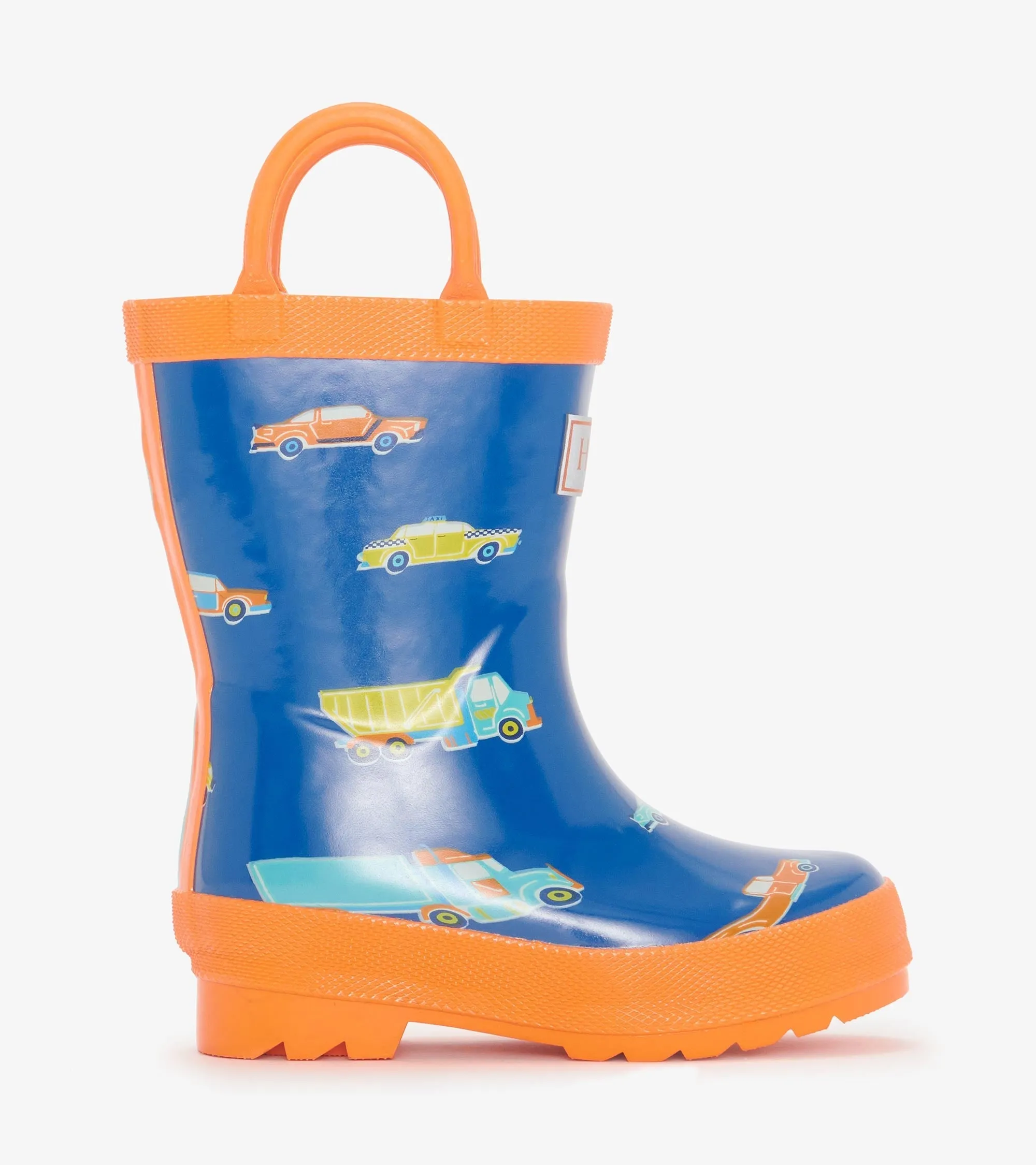 Toddler Boys Driving Cars Wellies