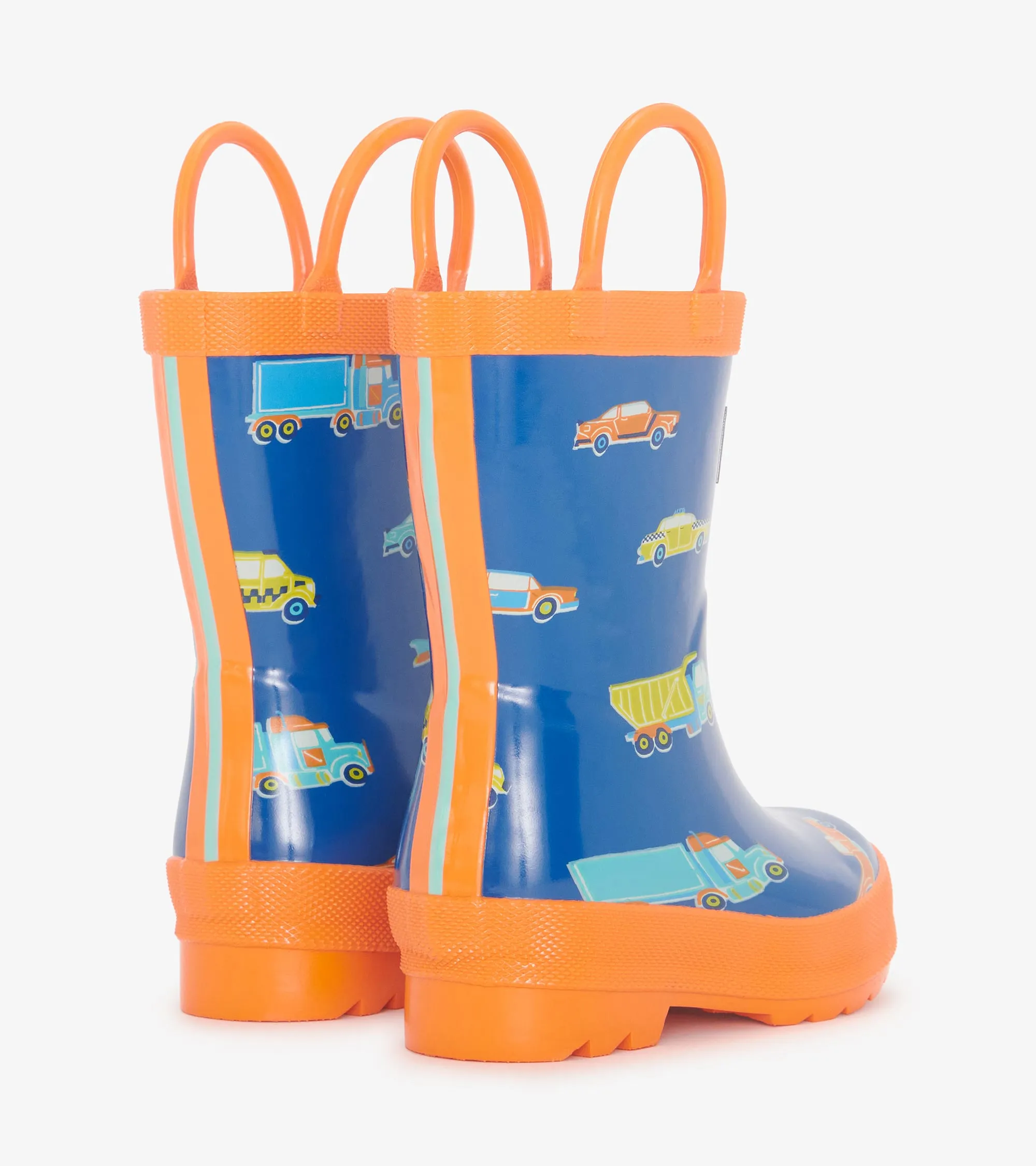 Toddler Boys Driving Cars Wellies
