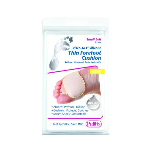 Visco-GEL Silicone Thin Forefoot Cushion Large Left
