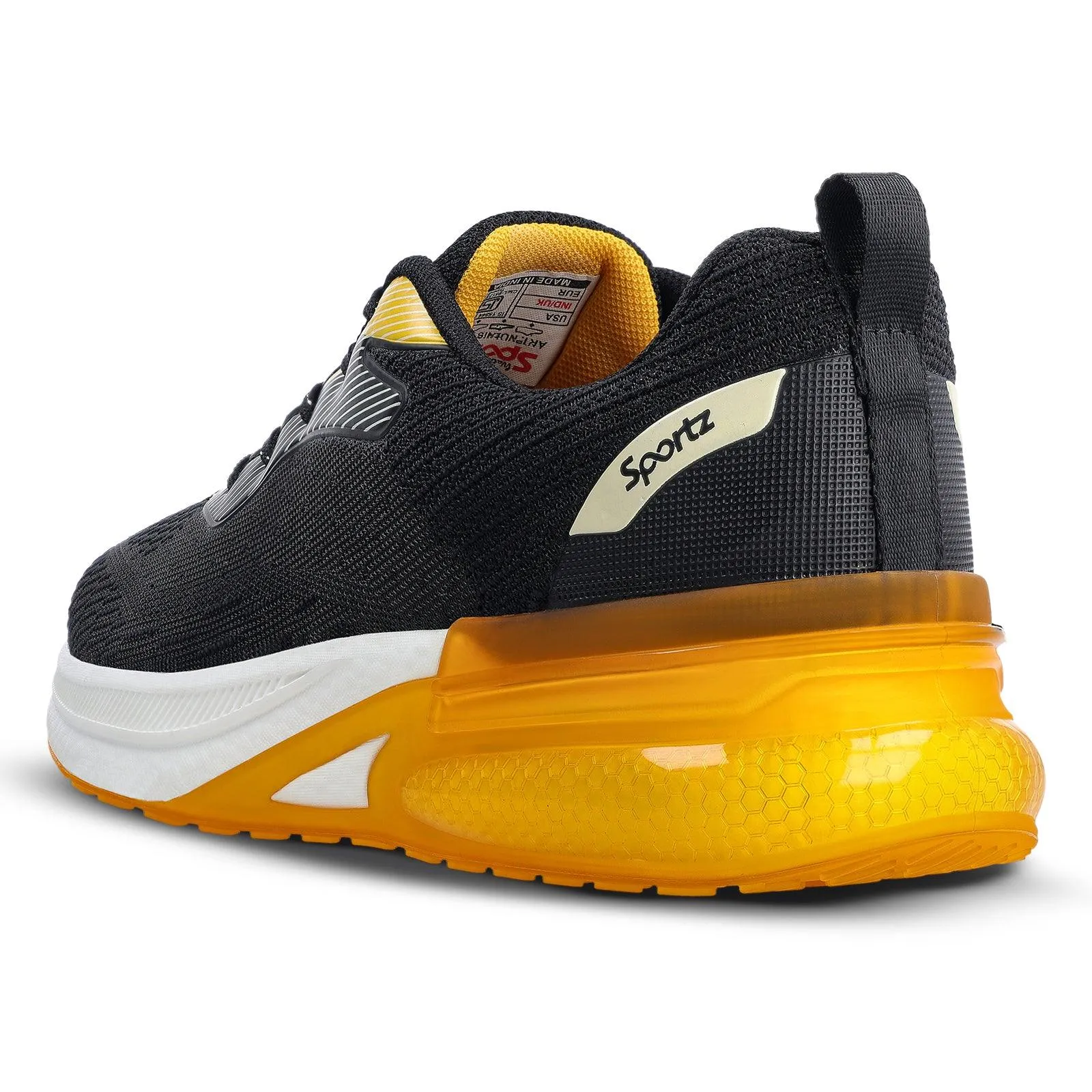 VORTIZ Men's Lace-up Walking Shoes - WS9140  Black